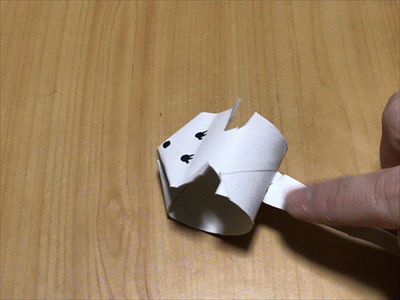 進むネズミのＧＩＦ画像